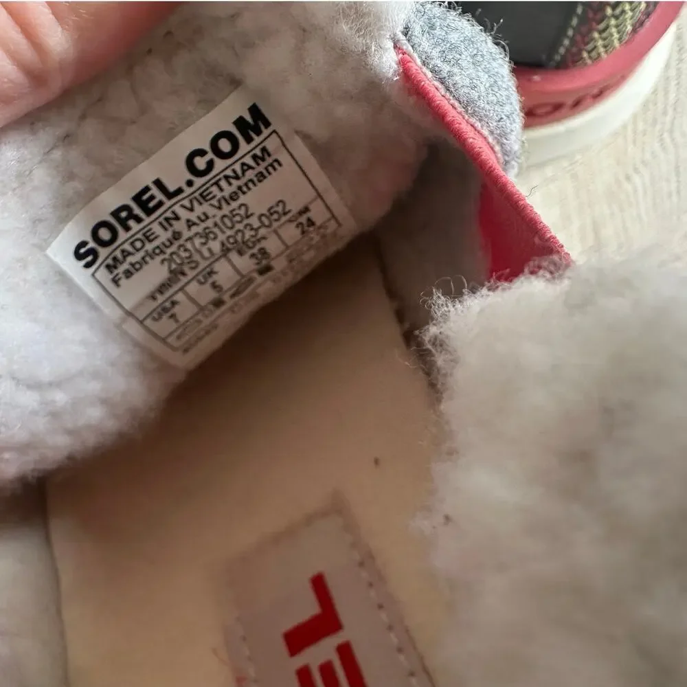 Sorel Mackenzie II Snow Slip Ons Gray Quarry Chalk 7